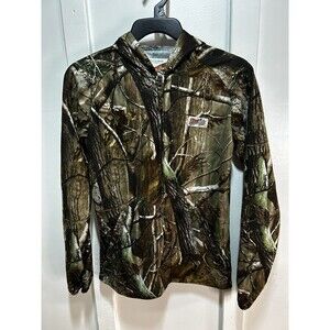 GameHide Insect Shield Hunting Zip Up Hoodie Mossy Oak Camo Youth Medium